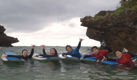 「沖縄　サーフィン」シーナサーフのサーフィンスクールの画像です