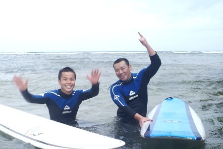 沖縄の波乗りは最高ですよ！